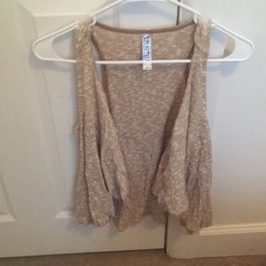 Tan cardigan